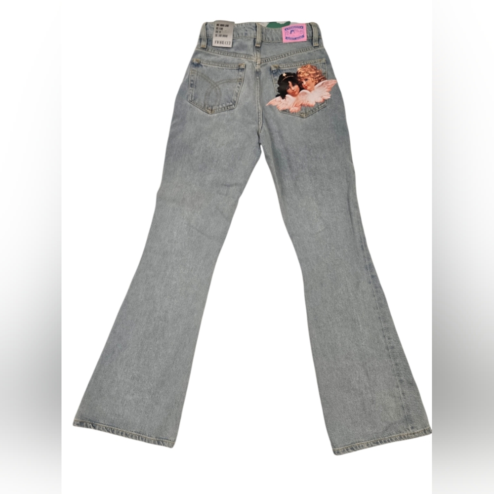 Authentic‎ FIORUCCI BROOKE FLARE Light Vintage Jeans SZ 24 - Picture 2 of 16
